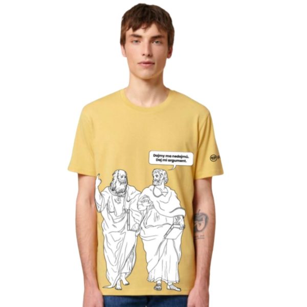 UNISEX žlté tričko "Dojmy ma nedojmú"